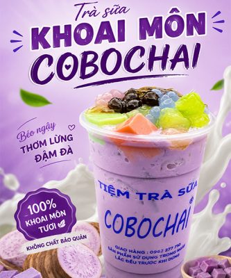 Trà Sữa Khoai Môn Cobochai