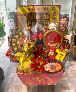 Giỏ Quà Tết 2026 Vạn Xuân Đại Phát Cobochai Mẫu 01